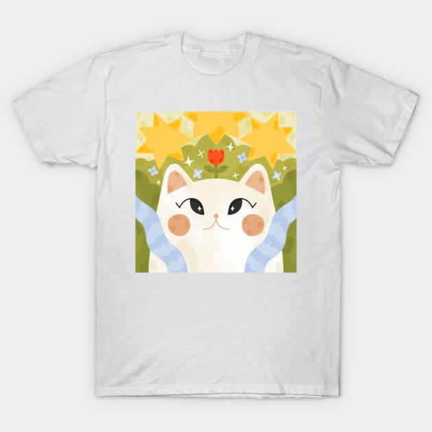 Cat T-Shirt by Mangayubecik